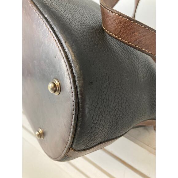 DOONEY & BOURKE VINTAGE PEBBLED LEATHER LARGE BUCKET BAG - Picture 11 of 16